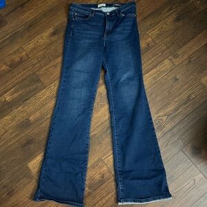 Nicole Miller Dark Blue Flare Jeans